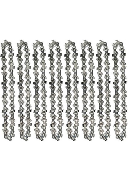 8 Adet 4 Inç Mini Çelik Testere Zinciri Elektrikli Budama Testere Aksesuarı Bahçe Alet Değiştirme (Yurt Dışından)