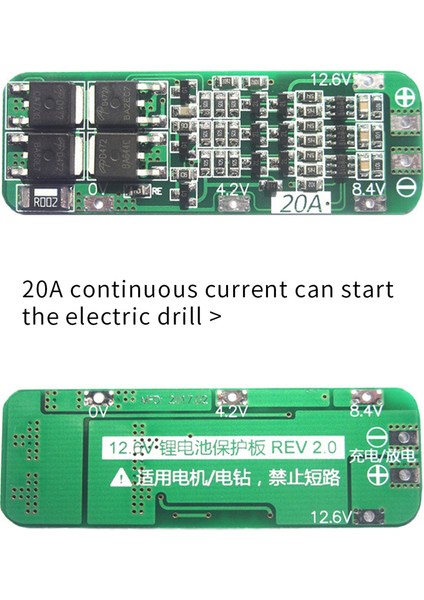 20 Adet 3s 20A Lityum 18650 Şarj Cihazı Pcb Bms Koruma Levhası 18650 Li-Ion Şarj Modülü 11.1V 12V 12.6V (Yurt Dışından) indirimleri