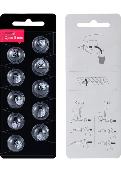 Minifit Bass 8mm Açık Için Işitme Cihazı Kubbesi (3 Paket), Işitme Cihazı Malzemeleri Evrensel Dome (Yurt Dışından) fiyatları