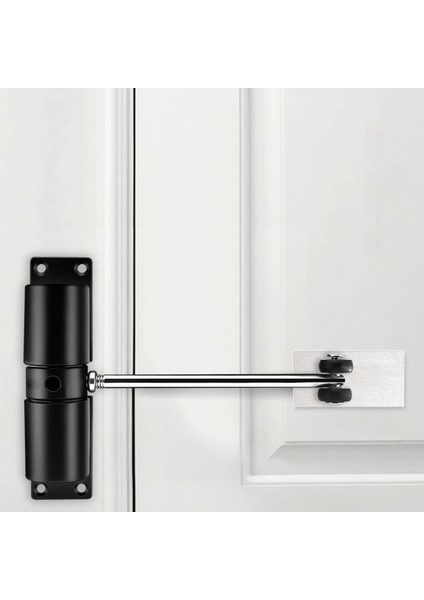 Basit Kapı Kapatıcı Ev Otomatik Menteşe Dilsiz Kapatıcı Görünmez Kapı Otomatik Kapı Kapatıcı (Beyaz) (Yurt Dışından) fırsatları