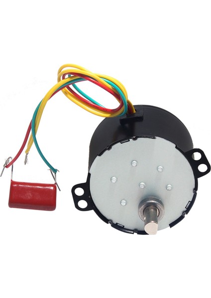50KTYZ Sabit Mıknatıslı Senkron Motor Cw/ccw Düşük Hızlı Yüksek Torklu Motor Ac 220V 6-10W Minyatür (30 Rpm) (Yurt Dışından)