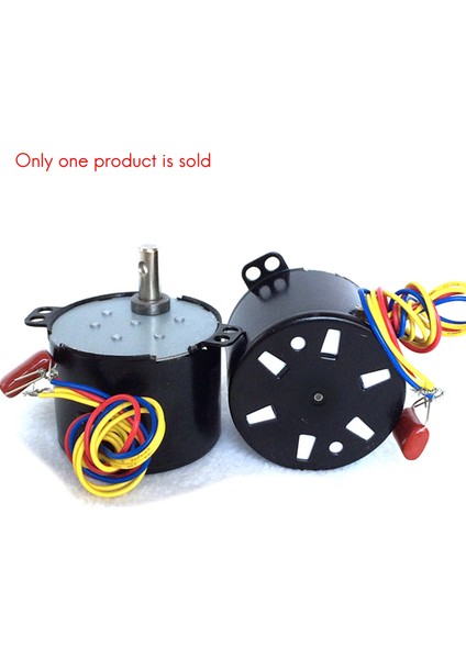 50KTYZ Sabit Mıknatıslı Senkron Motor Cw/ccw Düşük Hızlı Yüksek Torklu Motor Ac 220V 6-10W Minyatür (30 Rpm) (Yurt Dışından)