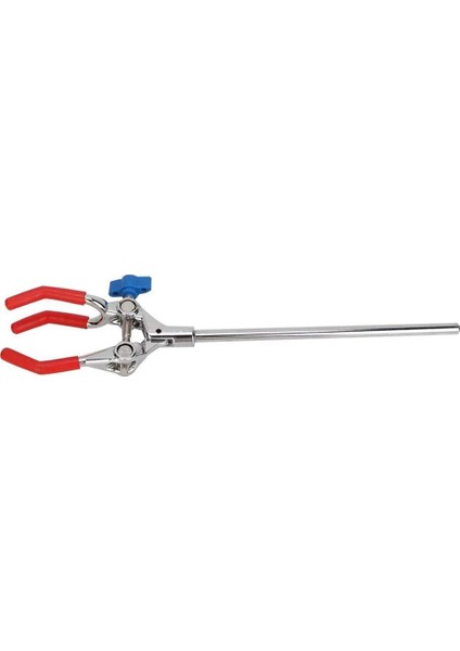 Laboratuvar Kelepçesi 28 cm 3 Parmak Tarzı Kauçuk Kaplamalı Kafa Laboratuvar Kelepçesi Çok Fonksiyonlu Kondenser Beher Uzatma Kelepçesi (Yurt Dışından) indirimleri
