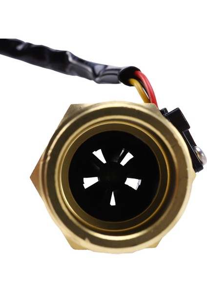 2x B10 DN25 1 Inç Su Hall Etkisi Türbin Akış Sensörü Ölçer Türbin Debimetre 2-50L/DAK (Pirinç) (Yurt Dışından)