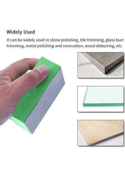 4 Adet Elmas El Parlatma Pedleri Seramik Karo Cam Taşlama, Zımpara Parlatma Taşlama Bloğu 60 ,100 ,200 ,400 (Yurt Dışından) indirimleri