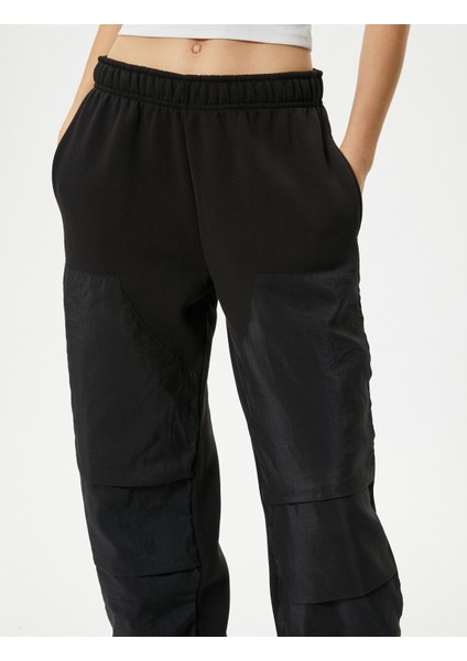 Jogger Eşofman Altı Paraşüt Kumaş Detaylı Cepli Rahat Kalıp indirimleri