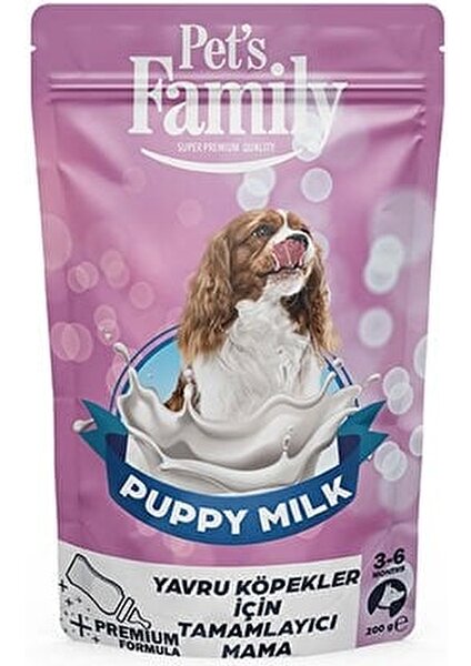 Pets Family Yavru Köpek Süt Toz u 200 gr