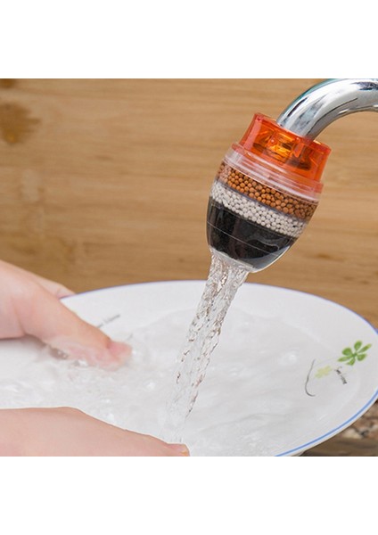 2 Adet Mutfak Ev Karbon Musluk Mini Musluk Suyu Temiz Filtre Arıtma Filtrasyon Karbon Su Filtresi Turuncu (Yurt Dışından) fiyatları