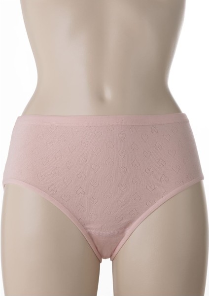 Yıldız %100 Pamuk 6'lı Kalpli Desen Bato Külot Q3590