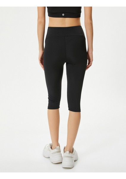 Bisikletçi Taytı Diz Altı Yüksek Bel Slim Fit fırsatları