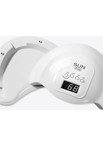 Sun Five Uv Led Yavaş Hızlı Ayarlı 48w Profesyonel Usb Girişli Tırnak Kurutucu Protez Tırnak Kalıcı Oje Poly Gel modelleri