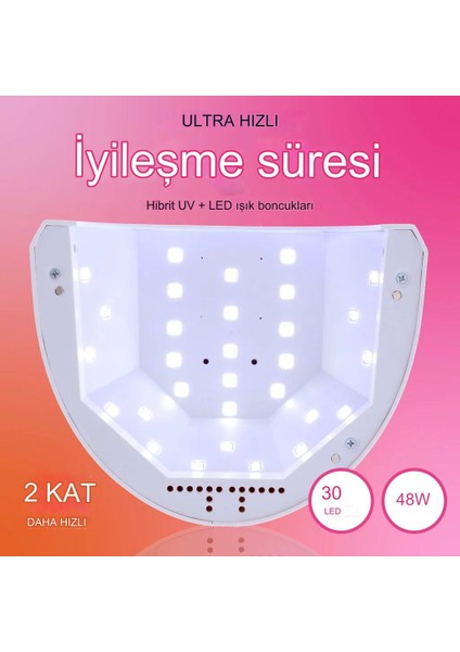 Xolo Sun One Uv Led Yavaş Hızlı Ayarlı 24-48w Profesyonel Usb Girişli Tırnak Kurutucu Protez Tırnak Kalıcı Oje Poly Gel indirimleri
