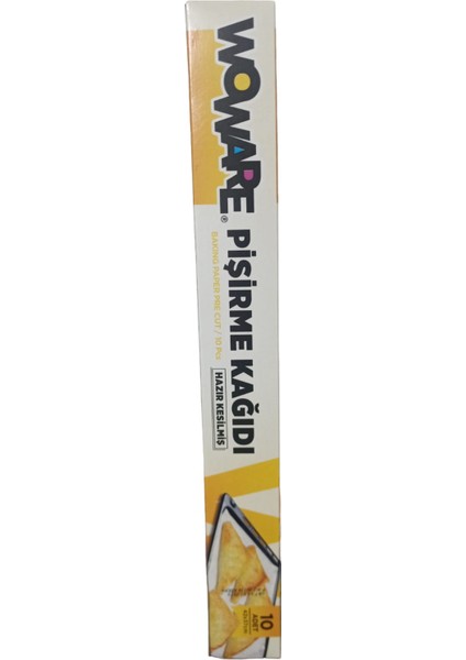Woware Pişirme Kağıdı Hazır Kesilmiş 10ADET 42X37CM
