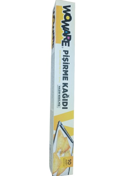 Woware Pişirme Kağıdı Hazır Kesilmiş 10ADET 42X37CM