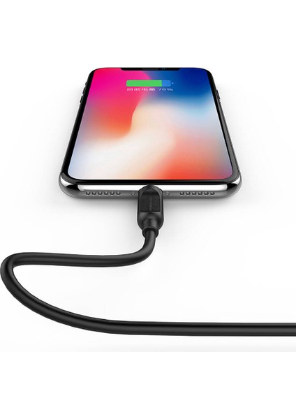 iPhone Şarj Kablosu Recci RCL-P100 City Of Sky Serisi Lightning To Usb-A Data ve Şarj Kablo 1m Siyah fiyatları