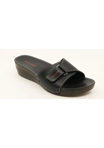 Pierre Cardin PC-7014 Kadın Günlük Cırtlı Anatomic Dolgu Taban Terlik