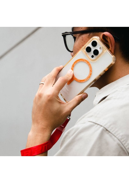 Telefon Bilek Askı Ipi Skinarma Scout Serisi Logolu Kayış Kırmızı