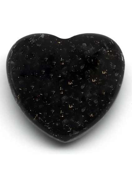 Turmalin Taşından Orgonit Kalp