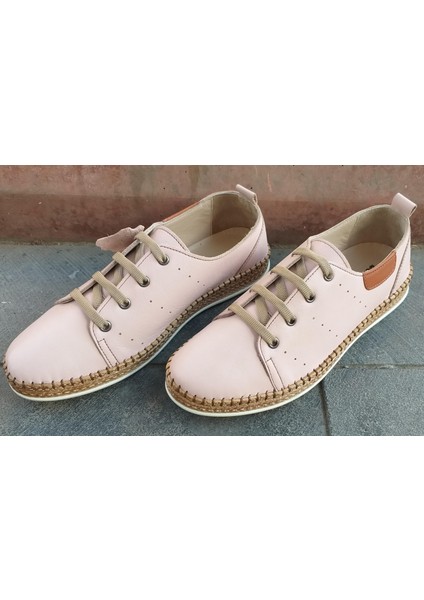 231749 Kadın Hakiki Deri Smart Casual Spor Ayakkabı