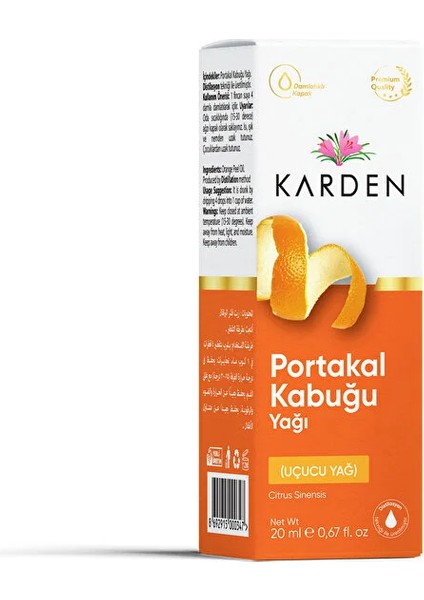 Portakal Kabuğu Yağı 20 ml