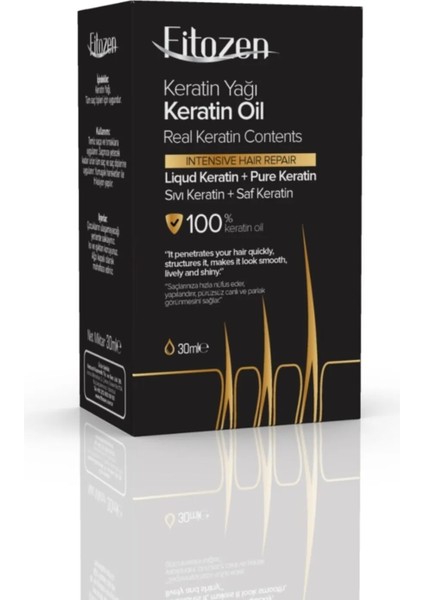 Saf Keratin Yağı 30 ml