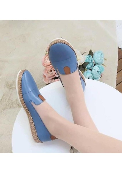 231745 Kadın Casual Hakiki Deri Günlük Comfort Babet Ayakkabı