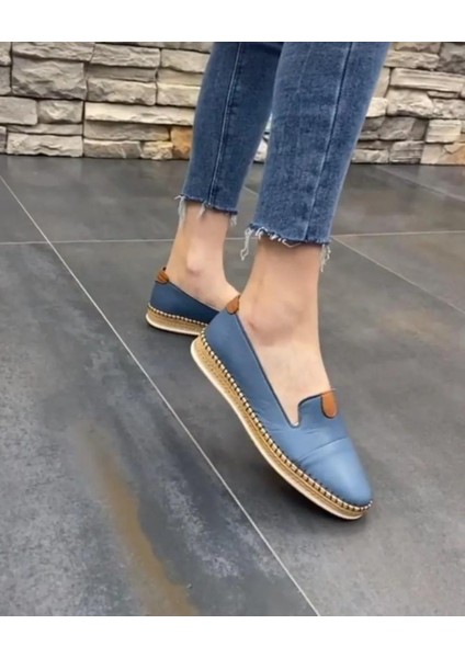 231745 Kadın Casual Hakiki Deri Günlük Comfort Babet Ayakkabı indirimleri