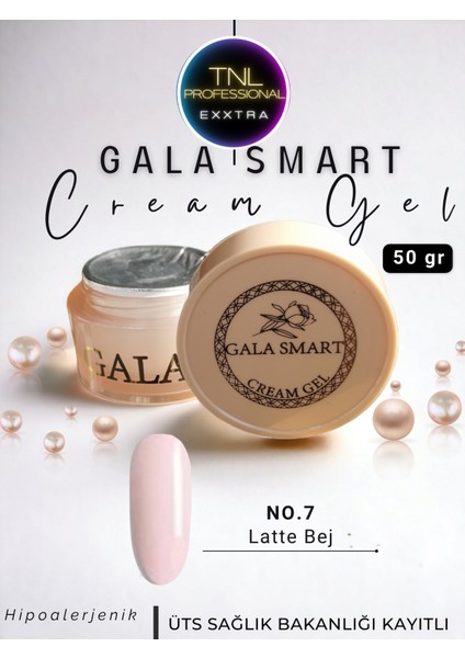 Cream Krem Jel No: 07 Yoğun Kıvam 50 G Tırnak Tamir Jeli Protez Jel Tırnak