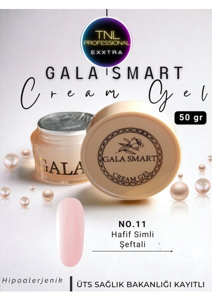 Cream Krem Jel No: 11 Yoğun Kıvam 50 G Tırnak Tamir Jeli Protez Jel Tırnak