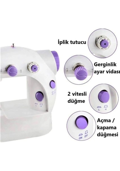 Işıklı Pedallı Portatif Dikiş Makinası fırsatları