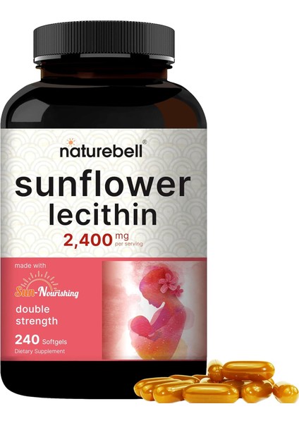 Sunflower Lecithin Rich In Phosphatidyl Choline 2400 mg 240 Kapsül