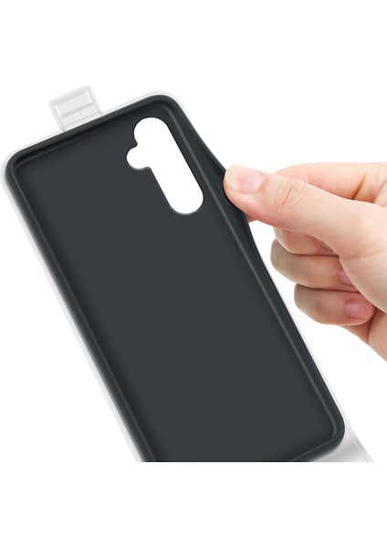 Samsung Galaxy S24+ Pu Deri Dikey Flip Telefon Kapağı (Yurt Dışından)