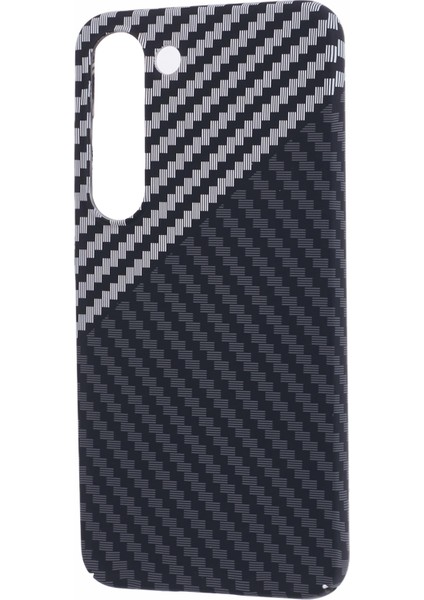 Samsung Galaxy S24+ Pc Kılıf Karbon Fiber Doku Koruyucu Telefon Kapağı (Yurt Dışından)