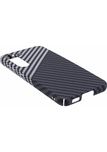 Samsung Galaxy S24+ Pc Kılıf Karbon Fiber Doku Koruyucu Telefon Kapağı (Yurt Dışından)