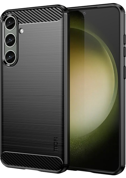 Samsung Galaxy S24+ Slim-Fıt Tpu Kasası Karbon Fiber Doku Telefon Kapağı (Yurt Dışından)