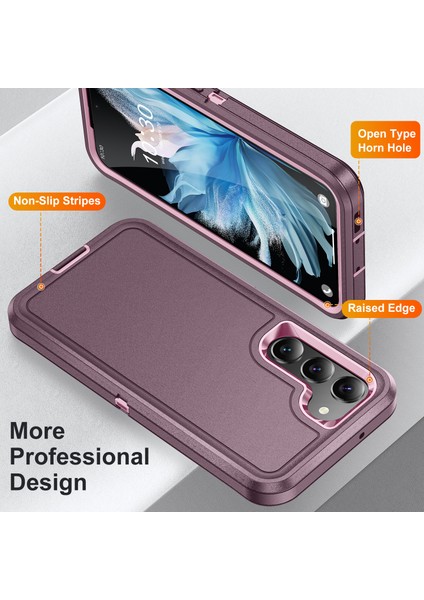 Samsung Galaxy S24+ Üç Katlı Pc+Tpu+Pc Anti-Drop Kapağı (Yurt Dışından)