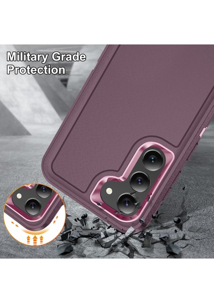 Samsung Galaxy S24+ Üç Katlı Pc+Tpu+Pc Anti-Drop Kapağı (Yurt Dışından)