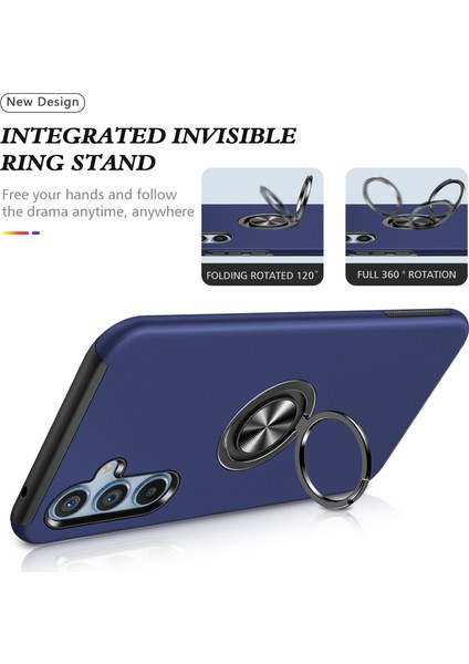 Samsung Galaxy S24+ Slim-Fit Pc+ Tpu Kapağı Ring Kickstand (Yurt Dışından)