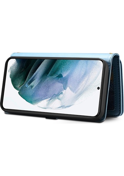 Samsung Galaxy S24+ Rfıd Engelleme Cüzdan Cep Telefonu Deri Kapağı (Yurt Dışından)