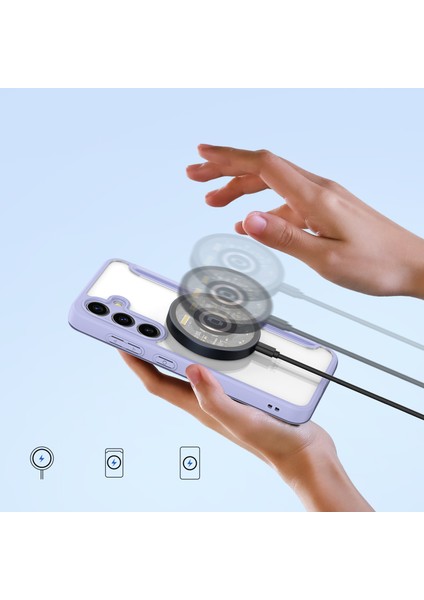 Samsung Galaxy S24+ Kart Yuvası Pu Deri Kapağı (Yurt Dışından)