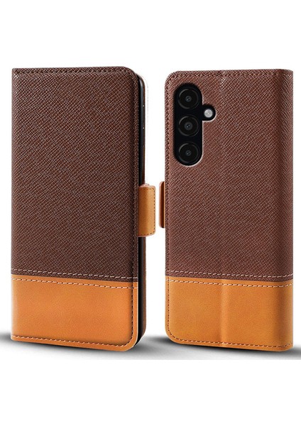 Samsung Galaxy S24+ Cep Telefonu Stand Pu Deri Kapak Renk Cüzdanı (Yurt Dışından)