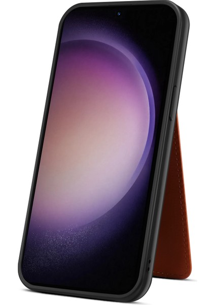 Samsung Galaxy S24 Desen Basılı Kart Tutucu Deri+Tpu Telefon Kapağı (Yurt Dışından) modelleri