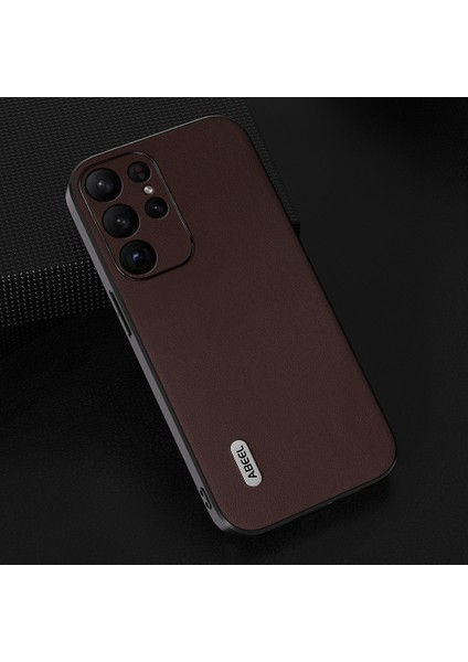 Samsung Galaxy S24 Ultra Damla Koruma Kılıfı Nappa Doku Telefon Kapağı (Yurt Dışından)