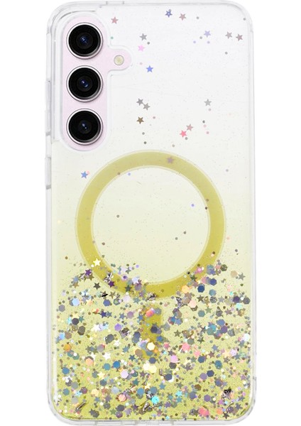 Samsung Galaxy S24 Damla Geçirmez Epoksi Tpu+Magsafe ile Uyumlu Akrilik Durumu (Yurt Dışından)