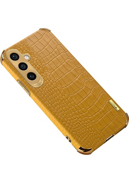 Samsung Galaxy S24 Timsah Dokusu 6d Elektraplama Şok Geçirmez Kapak (Yurt Dışından)