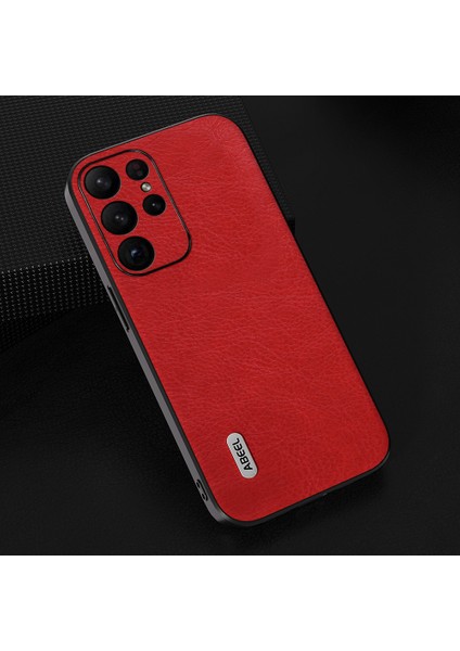 Samsung Galaxy S24 Ultra Retro Deri Kılıf Litchi Doku Arka Kapak (Yurt Dışından)
