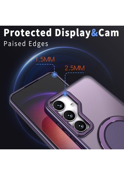 Samsung Galaxy S24 Ring Kickstand Manyetik Telefon Kapağı (Yurt Dışından) indirimleri