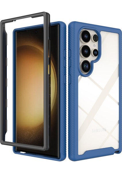 Samsung Galaxy S24 Ultra Şok Emici Pc+Tpu Telefon Muhafız Kapağı (Yurt Dışından)