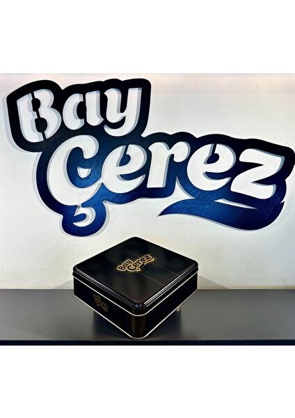 Bay Çerez Metal Kutu Çiğ Badem 1 kg