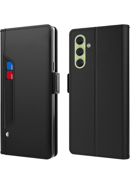 Samsung Galaxy S24 Tpu+Pu Deri Stand Cep Telefonu Kapağı (Yurt Dışından)